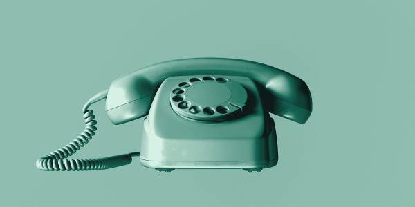 Klasyczny telefon z tarczą